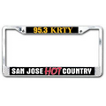 Dome Sticker Metal License Plate Frame